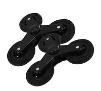 CIMAXIC Roues Robustes en Fer et Plastique Roues Triangulaires Lot de 2 Navigation Facile et Portable pour Chariot de Supermarché pour Escalier