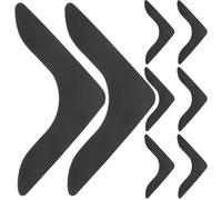 CIMAXIC Rubans Adhésifs Antidérapants Noirs Lavables et Réutilisables pour Tapis en, 8 Pièces Fixation Sécurisée pour Moquette et Sols en Bois Franc