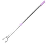 CIMAXIC Tige de Maintien Télescopique Réglable pour Vêtements en Acier | Fourchette à Vêtements en Aluminium, Couleur Pourpre, Légère et Robuste