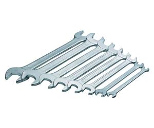 Cimco 112312 - Chrome-Vanadium-Stahl - Chrome - 8x9,10x11,12x13,14x15,16x17,18x19,20x22,21x23,24x27,25x28,30x32 - DIN 3110/ISO 3318 - 12 Pièce(s)