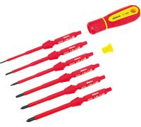 CIMCO 117860 - Jeu de lames interchangeables de tournevis VDE 8 pièces