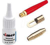Cimco Service Set 2.0 141080 (set d'enfilage bande de tirage de câble anguille tubulaire)