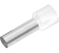 Cimco 187002 Embout simple dextrémité de câble 0.5 mm² partiellement isolé blanc 100 pc(s)