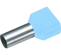 Cimco 187700 Embout double dextrémité de câble 0.25 mm² partiellement isolé 100 pc(s)