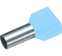 Cimco 187700 Embout double d'extrémité de câble 0.25 mm² partiellement isolé 100 pc(s)