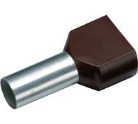 Cimco 187708 Embout double dextrémité de câble 1.5 mm² partiellement isolé noir 100 pc(s)