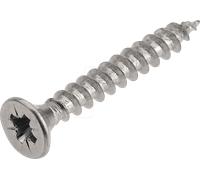 CIMCO 190016 - Vis pour panneau aggloméré tête fraisée 3,5x25mm PZ2, paquet de