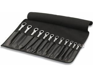 Cimco Assortiment de clés à cliquet et de clés à fourche SW 8-SW 19 mm, 12 pièces 112505
