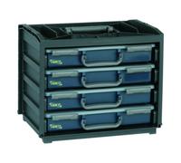 CIMCO Caisson de transport en polypropylène équipé de 4 mallettes Assorter Quantité:1