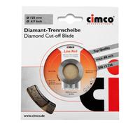 Cimco disque à tronçonner diamanté D 125mm 20 8754 (208754)