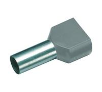 CIMCO CIMCO Manchon à sertir isolé double conducteur 2x0,75mm²x8mm gris Quantité:100
