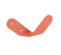 Cime - Porte manteau mural - Coloris corail - ideal pour rangement et decoration murale - Patere murale - Notre solution élégante pour un intérieur ordonné - Solide