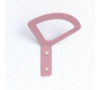 Cime - Porte manteau mural - Coloris rose - Facile à installer - Patere murale - Robuste - Solide