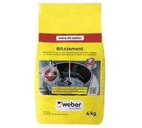 Ciment foudre universel Weber pour travaux de montage rapides et résistants, 5 kg, pour l'intérieur et l'extérieur