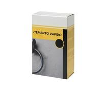 Ciment rapide gris 1 kg - Ciment rapide prêt à l'emploi - Ciment rapide pour les travaux à la maison et le bricolage - Fabriqué en Italie, application facile et haute résistance