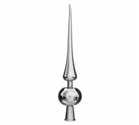 Cimier Boule pour Sapin - 28 cm Argent