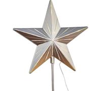 Cimier d ' Arbre de Noël en Forme d ' étoile en Forme de pentagrammes en Plastique pour Affichage de Centre Commercial, Ornement de Festival élégant, Ornement en étoile