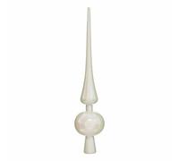 Cimier de sapin 1 boule - Blanc