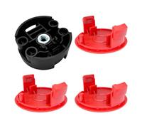 cimsfcor Lot de 4 têtes de coupe F016F04839 et 3 capuchons de rechange F016F04841 compatibles avec les débroussailleuses Bosch AFS 23-37