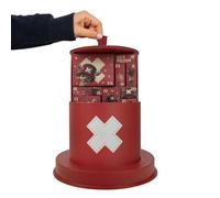 Cinereplicas One Piece - Calendrier de l’Avent Chapeau de Chopper 2026-24 cadeaux inclus - Papeterie & Petits Accessoires - Licence Officielle