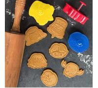 Cinereplicas – Set de 6 emporte-pièces Harry Potter – Moules à biscuits sablés, Licence officielle