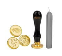 Cinereplicas Game of Thrones - Kit pour cachet de cire 3 seaux Stark, Targaryen et Lannister + Cire incluse - Licence Officielle