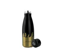 Cinereplicas Seigneur des Anneaux - Gourde Communauté de l'Anneau 500ml Acier Inoxidable - Licence Officielle (Or & Noir)