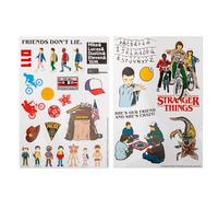 Cinereplicas Stranger Things - Autocollants Saison 1 - Set de 32 autocollants - Licence Officielle