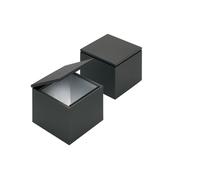 Cini & Nils Cuboluce Wireless Akku Tischleuchte, laque soie anthracite