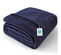 Cinkee Couverture Antistatique 300 g/m² Extra Douce - Couverture Polaire - Couverture de canapé 150 x 200 cm - Certifié Oeko-TEX - Couvre-lit et Couverture de canapé - Bleu