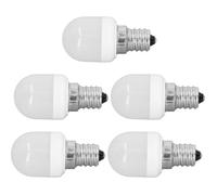 Cinq ampoules à vis E12, ampoules LED 1,5 W 75 lm à lumière douce, adaptées aux lampes de table, aux plafonniers et aux appliques m