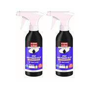 CINQ SUR CINQ Spray Anti-Punaises De Lit lot de 2 x 250 ml - Répulsif Végétal au Géraniol & Huile Essentielle - Protection Jusqu’à 48h