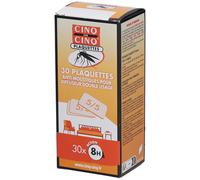 Parapharmacie en ligne > Hygiène & Premiers soins > Produits anti-insectes Cinq sur Cinq Recharge Plaquettes pour Diffuseur Double Usage x 30