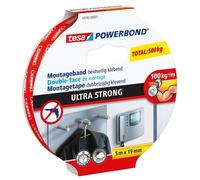 Cinta de montage Tesa Powerbond Ultra Strong Blanc 5 m double face