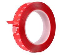 Cinta Doble Cara Extrafuerte,Cinta Doble Cara Transparente 1,0cm X 5m Alta Temperatura Y Resistente Al Agua,Apto Para Interior Y Exterior Cinta