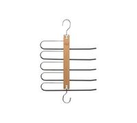 Generique Cintre 5 pantalons Dressing 5 barres 48 cm Gris foncé