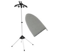 Cintre à Repasser Pliable avec Planche et Barre Télescopique 160x40x40cm | Plastique et Aluminium, Support Stable, Installation Portable, pour Vestes et Vêtements dans Placards ou Dortoirs