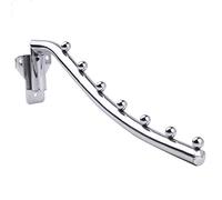 Cintre à Vêtements Mural, Accroche Murale Vêtement Support, Patère Crochet Porte Cintre Cintre Séchage Porte pour Vêtements Mural Pliable Etendoir Cintres en Acier Inoxydable Suspendre de Rangement