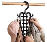 Cintre de placard double face en forme de V rotatif à 360 degrés avec 10 | Cintre multi pour chemises penderie chambre appartement vêtement pantalon chapeau soutien-gorge chemise
