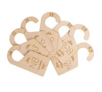 Cintre en Bois pour bébés avec marqueurs de Taille | Cintre pour vêtements pour; Marqueurs de taille; Organisateurs de garde-robe de chambre d ' enfant; Du