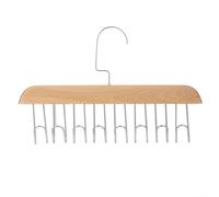 Cintre en bois pour soutien-gorge pour femme, organisateur d'écharpes et de bonnets, porte-accessoires de ceinture à cravate, support d'organisation robuste pour maintenir la forme du tricot et