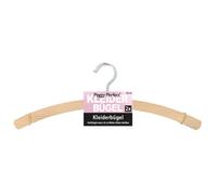 Cintre en bois sans barre, naturel, pack de 2