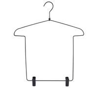Cintre en forme de corps avec clip coulissant en métal pour pantalon et vêtements, présentoir robuste pour vêtements, vestiaire et chambre à coucher