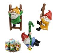 Cintre en pot de fleurs Père Noël - Statuette sans visage en résine de centaine,Cintre de pot de Père Noël pour - Pour Parc, Jardin, en pot, Paysage, Arrière-cour, Patio, Pelouse et