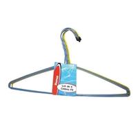 Cintre fil plastifié - THOMAS - 41 cm - Lot de 6 - Métal - Noir/Bleu - Contemporain