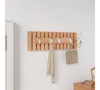 Cintre mural 42x8,5x14 cm Bois massif de noyer G