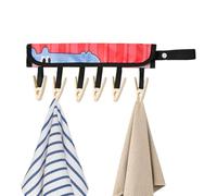 Cintre pliable pour pinces à linge - Séchoir à linge portable en tissu - Porte-pinces pliable - 30 x 19 cm - Système d'organisation de linge de - Multifonctionnel