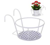 Cintre pour de Balustrade, Support de Pot de Fleur de Balcon en Fer