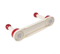 Cintre Puissant Charge Lourde Installation pour facile Cintre | barre télescopique, gain de place vertical, perçage, pour idéal petits espaces, montage instantané(Red)