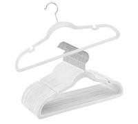 Cintres en Velours - SONGMICS - Lot de 30 - Antiglisse - Blanc - Gain de Place